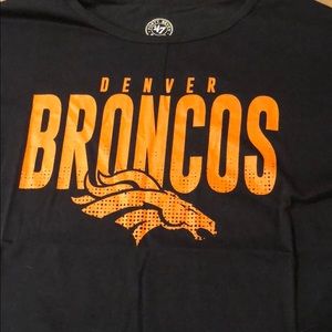 Denver broncos courtside long sleeve tee women’s